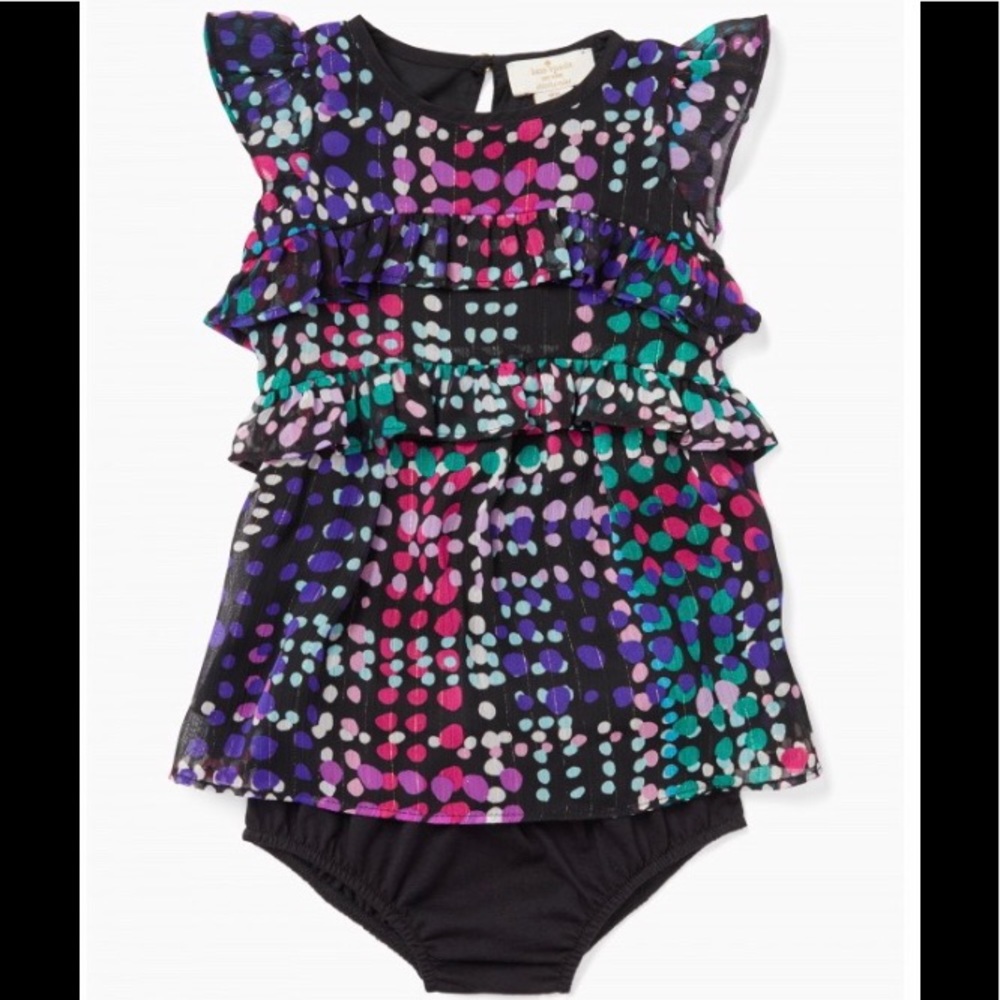 Sold- Kate Spade Dotty Plaid ruffle dress 💕♠️
